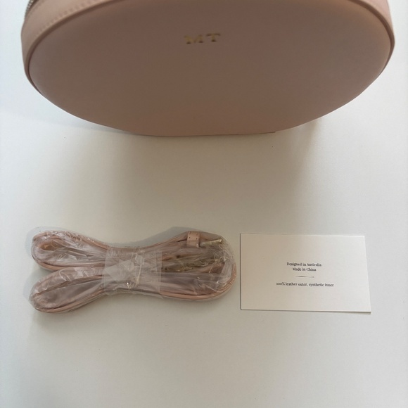 The Daily Edited Circle Mini Top Handle Bag With Straps Peach Pink - Picture 5 of 6